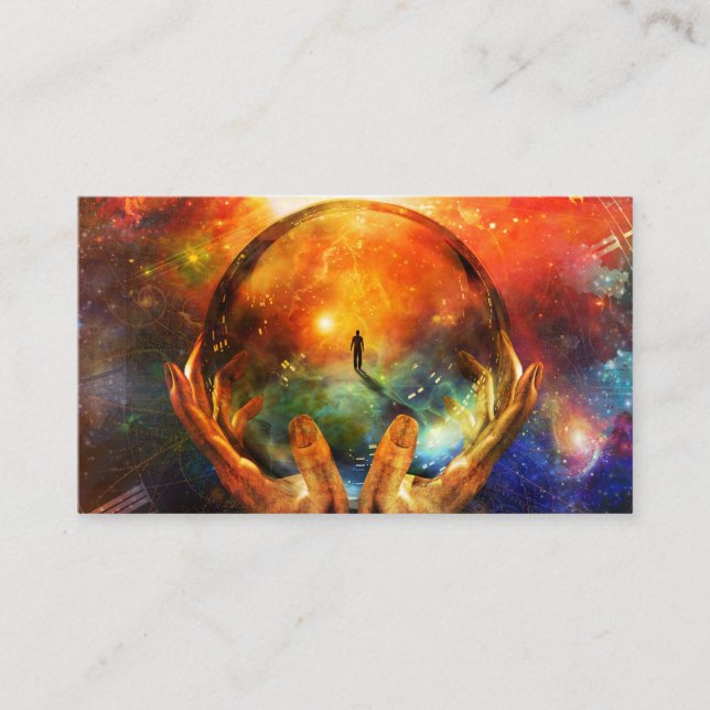 Carte De Visite Boule de cristal (Devant)