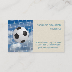 Carte De Visite Boule de football