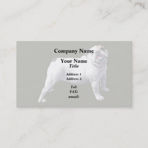Carte De Visite Bouledogue Fier