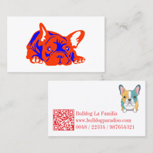 Carte De Visite Bouledogue Français