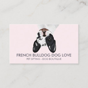 Carte De Visite Bouledogue français chien