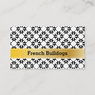 Carte De Visite Bouledogue français luxe