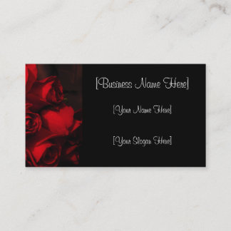 Carte De Visite "Bouquet de la rose Crimson"