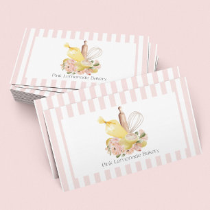Carte De Visite Bouquet d'ustensiles de boulangerie