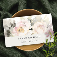 Bouquet floral de pivoine gris moderne
