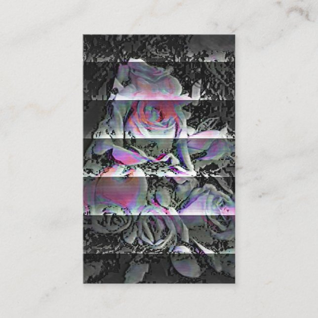 Carte De Visite Bouquet Techno       (Devant)