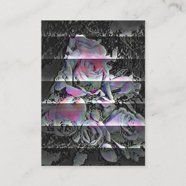 Carte De Visite Bouquet Techno   (Devant)