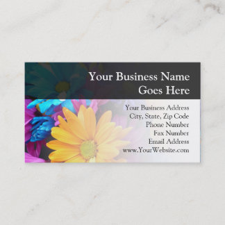 Carte De Visite Bouquet vibrant de gerbera daisies