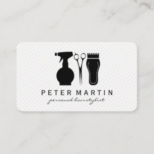 Carte De Visite Bouteille de coiffure, Cheveux, Clippers