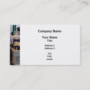 Carte De Visite Bouteilles de produits chimiques dans une boîte en