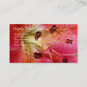 Carte De Visite Boutique aux fleurs d'Angel