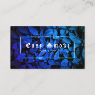 Carte de visite Boutique Blue Neon Vape