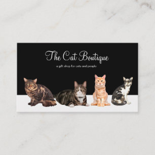Carte De Visite Boutique Chat Vente Au Détail Ou Site Web
