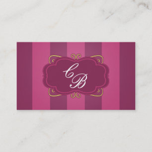 Carte de visite Boutique Chic Purple Gratté & Or