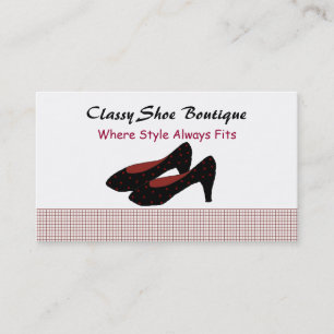 Carte De Visite Boutique Classy Heels