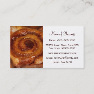 Carte De Visite Boutique de boulangerie de pâtisseries de petit