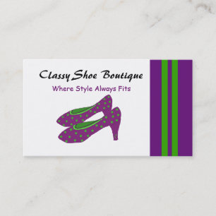 Carte De Visite Boutique de chaussures classique