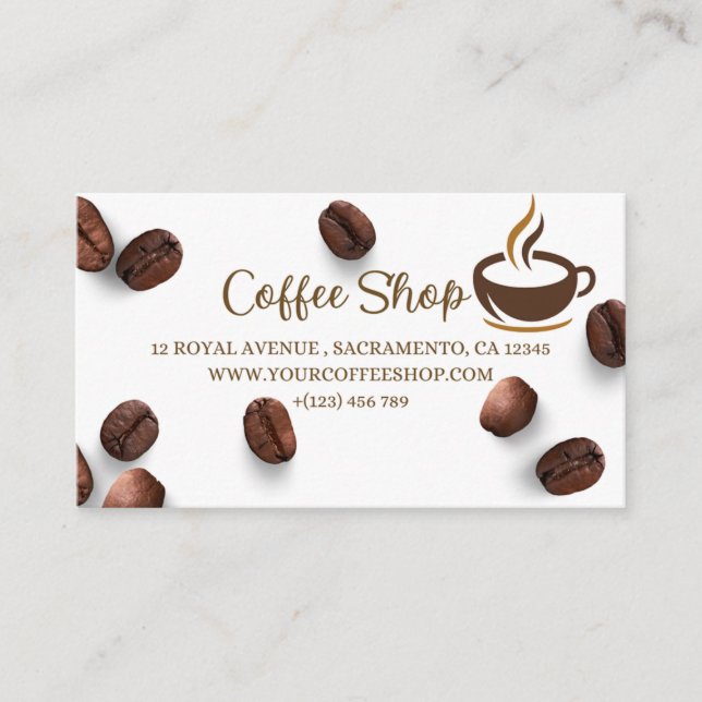 CARTE DE VISITE BOUTIQUE DE COFFRE (Devant)