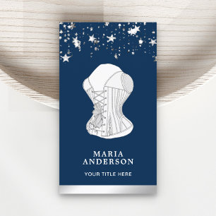 Carte De Visite Boutique de la corse de la dentelle blanche