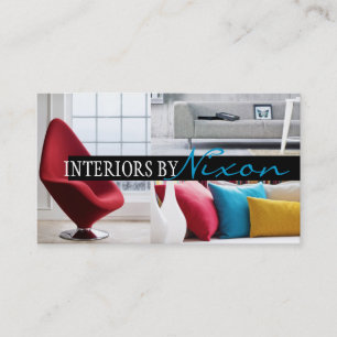 Carte De Visite Boutique de mobilier de décorateur intérieur
