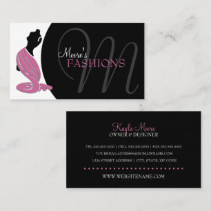 Carte De Visite Boutique de mode élégante