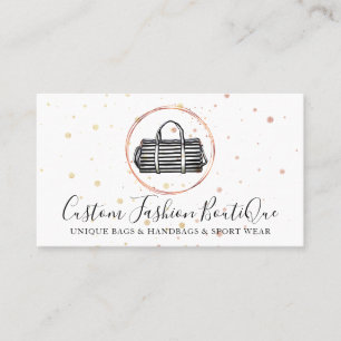 Carte De Visite Boutique de mode portefeuille sac à main féminin