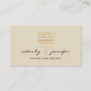 Carte De Visite Boutique de pâtisserie d'ingrédients de spécialité