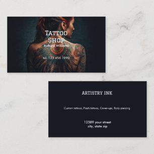 Carte De Visite Boutique De Tatouage