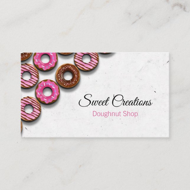 Carte De Visite Boutique Doughnut - Boutique Donut (Devant)