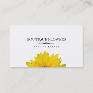 Carte De Visite Boutique Fleurs Fleurs de soleil, petit IV