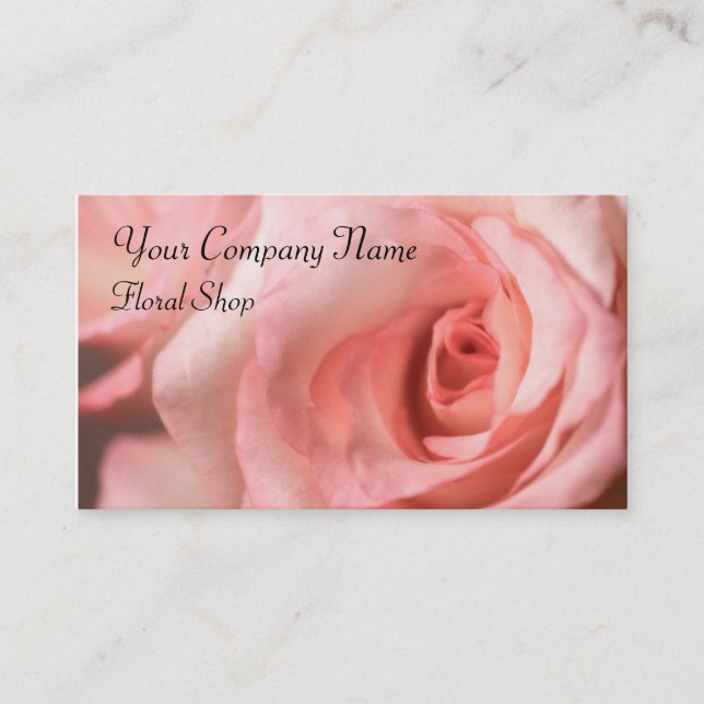 Carte De Visite Boutique Floral & Cadeaux (Devant)