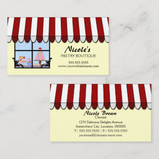 Carte De Visite Boutique lunatique/magasin de boulangerie