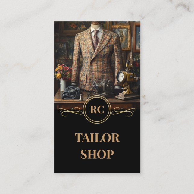 Carte De Visite Boutique Master Tailor Classic & Retro Suits (Devant)