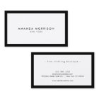 Boutique minimaliste de luxe noir/blanc