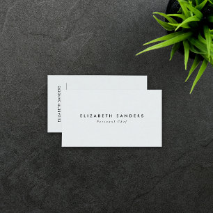 Carte De Visite Boutique minimaliste moderne de luxe QR CODE Busin