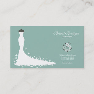 Carte De Visite Boutique nuptiale - Choisissez votre couleur arriè