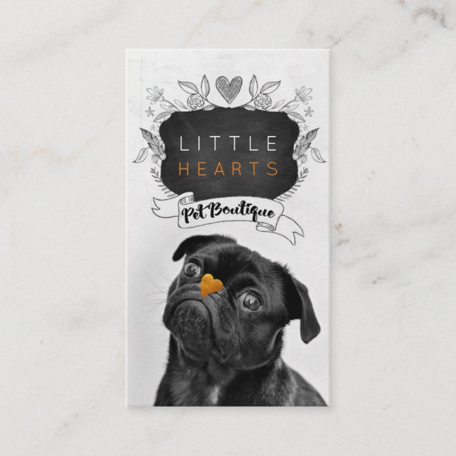 Carte De Visite Boutique pour animaux de compagnie / Services de s (Devant)