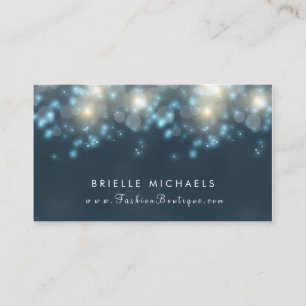 Carte De Visite Boutique turquoise foncée élégante de mode de