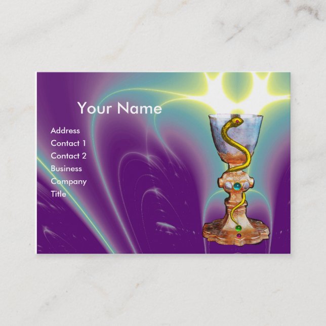 Carte De Visite BOWL OF HYGEIA - Médecine, Pharmacie (Devant)