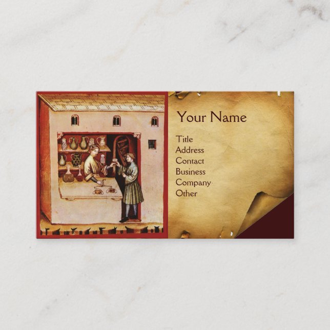 Carte De Visite BOWL OF HYGEIA MONOGAM Medicine, Pharmacie (Devant)