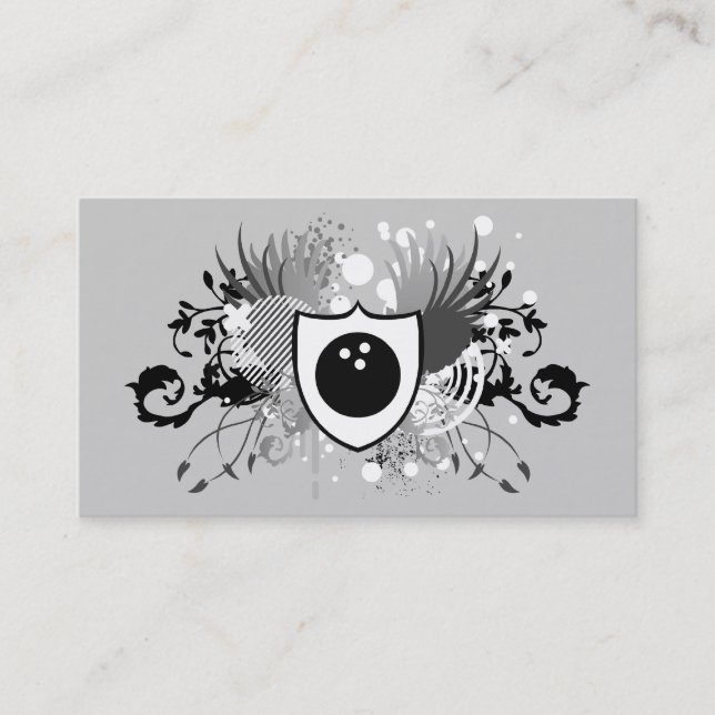 Carte De Visite bowling de Jacquards hi-fi (Devant)