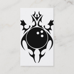 Carte De Visite bowling tribal