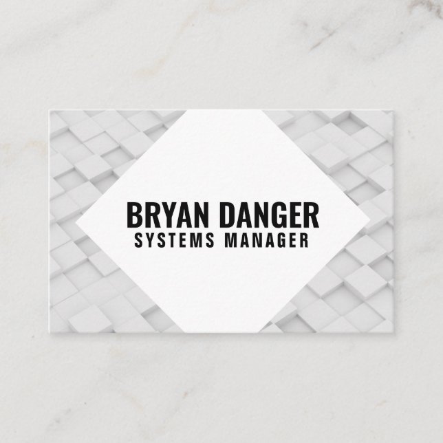 Carte De Visite "Box World" personnalisé (Royaume-Uni/Euro) (Devant)