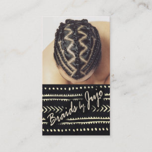 Carte De Visite Braids Afrocentriques - Styliste des cheveux de Co