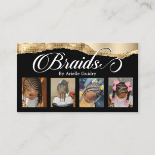 Carte De Visite Braids Braids Braiers Hair Braiting Stylist Salon 