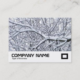Carte De Visite Branches de neige
