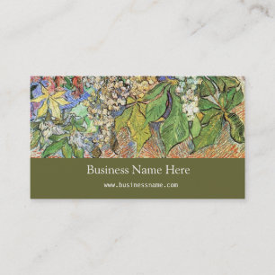 Carte De Visite Branches en fleurs de châtaigniers Vincent van Go