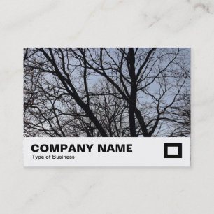 Carte De Visite Branches en silhouette