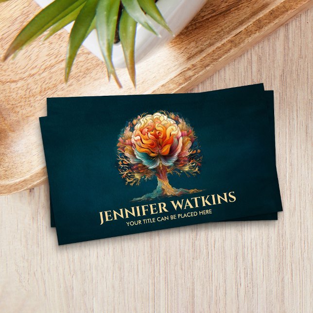 Carte De Visite Branches Minérales - L'Arbre Cerveau (Créateur téléchargé)