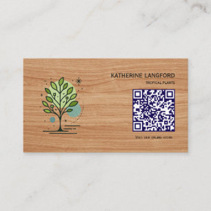 Carte De Visite Branding personnalisé de la pépinière Greenleaf